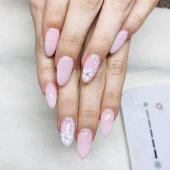 Victoria Nails & Spa - Mani and pedicure! First time! Came out amazing! Gel is great! Got a pretty design.  love the color - Nail Salons Near Me - La Mirada, California