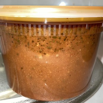 Mikonos Grill - Sauce for lemon chicken - Greek Near Me - Milpitas, California