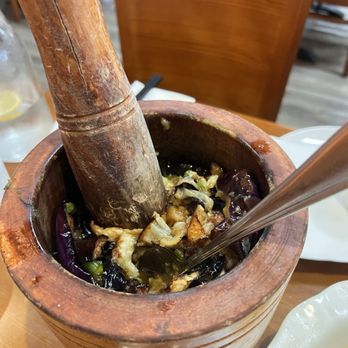 Tasty House - Eggplant with Preserved Egg - Szechuan Near Me - Bellevue, Washington Tasty House - Eggplant with Preserved Egg - Szechuan Near Me - Bellevue, Washington