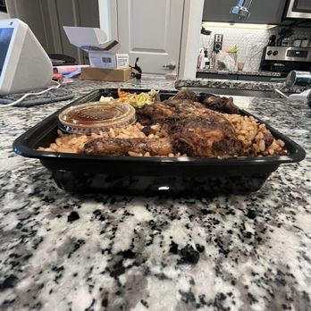 Cubana Grille - Flat to go dish no depth  to it - Caribbean Near Me - McKinney, Texas