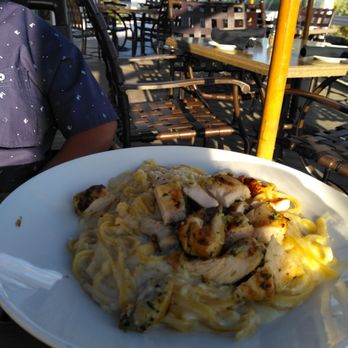 Parkers' Lighthouse - Linguini with Alfredo Sauce and we added Chicken $7 (Off kids Menu) - Seafood Near Me - Long Beach, California