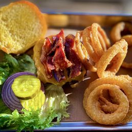 Heavens Bacon Cheddar Burger