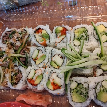 Sushi Jet - a variety of sushi rolls in a plastic container - Sushi Bars Near Me - Halifax, Nova Scotia Sushi Jet - a variety of sushi rolls in a plastic container - Sushi Bars Near Me - Halifax, Nova Scotia