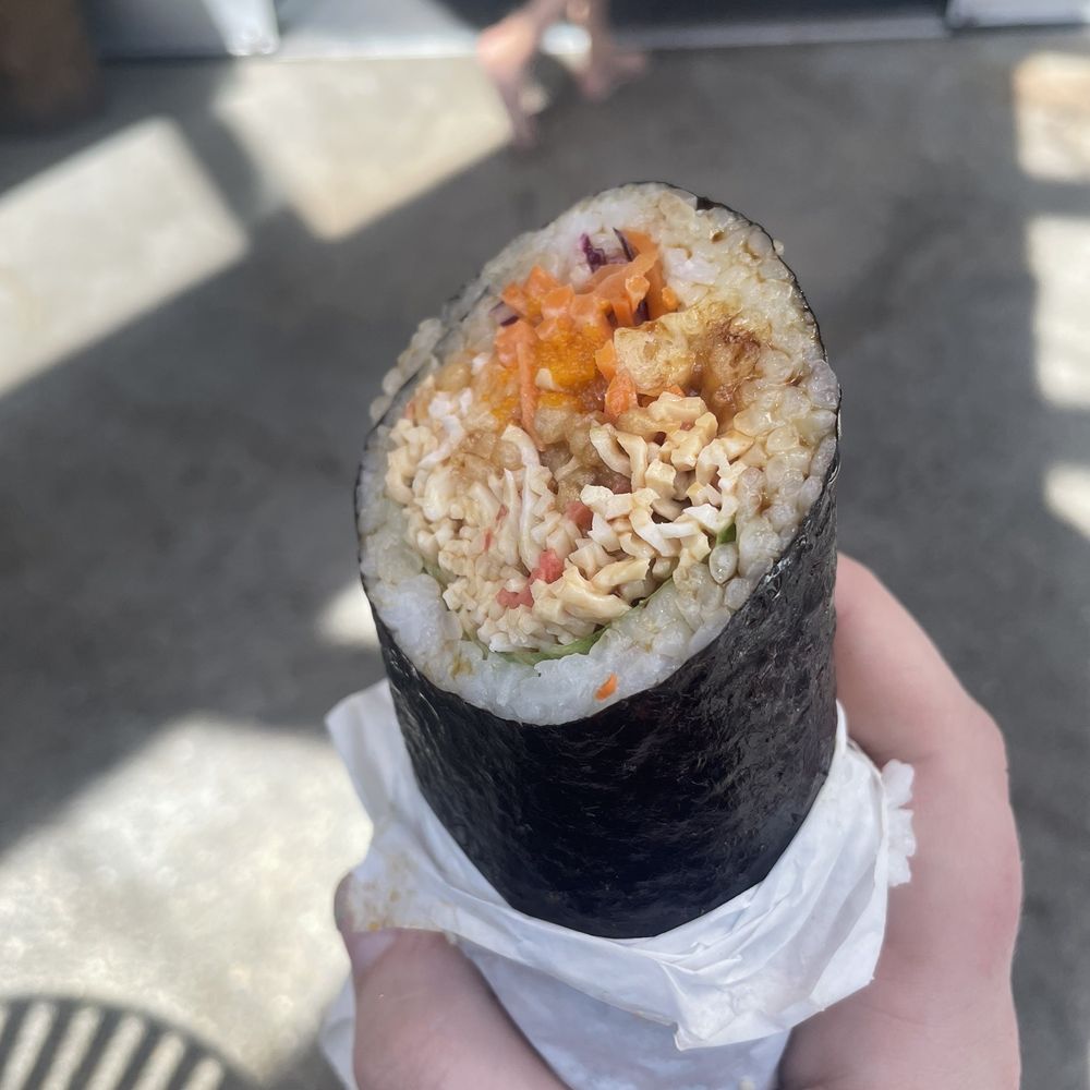 Metropolitan Market - Sushi burrito I got from their fresh sushi cooler - Grocery Near Me - Seattle, Washington