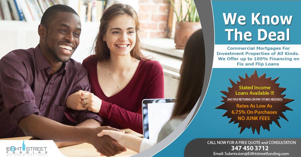 EI8HT STREET FUNDING Updated September 2024 Request Information Hackensack, New Jersey