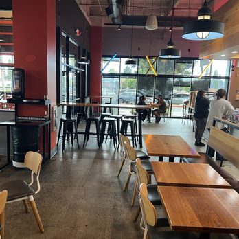 Blaze Pizza - Inside Seating - Salad Near Me - Northridge, California Blaze Pizza - Inside Seating - Salad Near Me - Northridge, California
