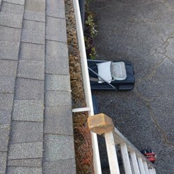 Careful Clean - BEFORE gutter cleaning
