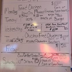 Pizza Parlor - Current specials as of 12/19/22