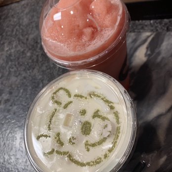 Cloud Tea - Watermelon slush and Lavender Milk Tea - Coffee & Tea Near Me - Las Vegas, Nevada