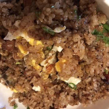 Mora Asian Fusion - The famous adobo fried rice bowl for $8. - Sushi Bars Near Me - Plainfield, Illinois Mora Asian Fusion - The famous adobo fried rice bowl for $8. - Sushi Bars Near Me - Plainfield, Illinois