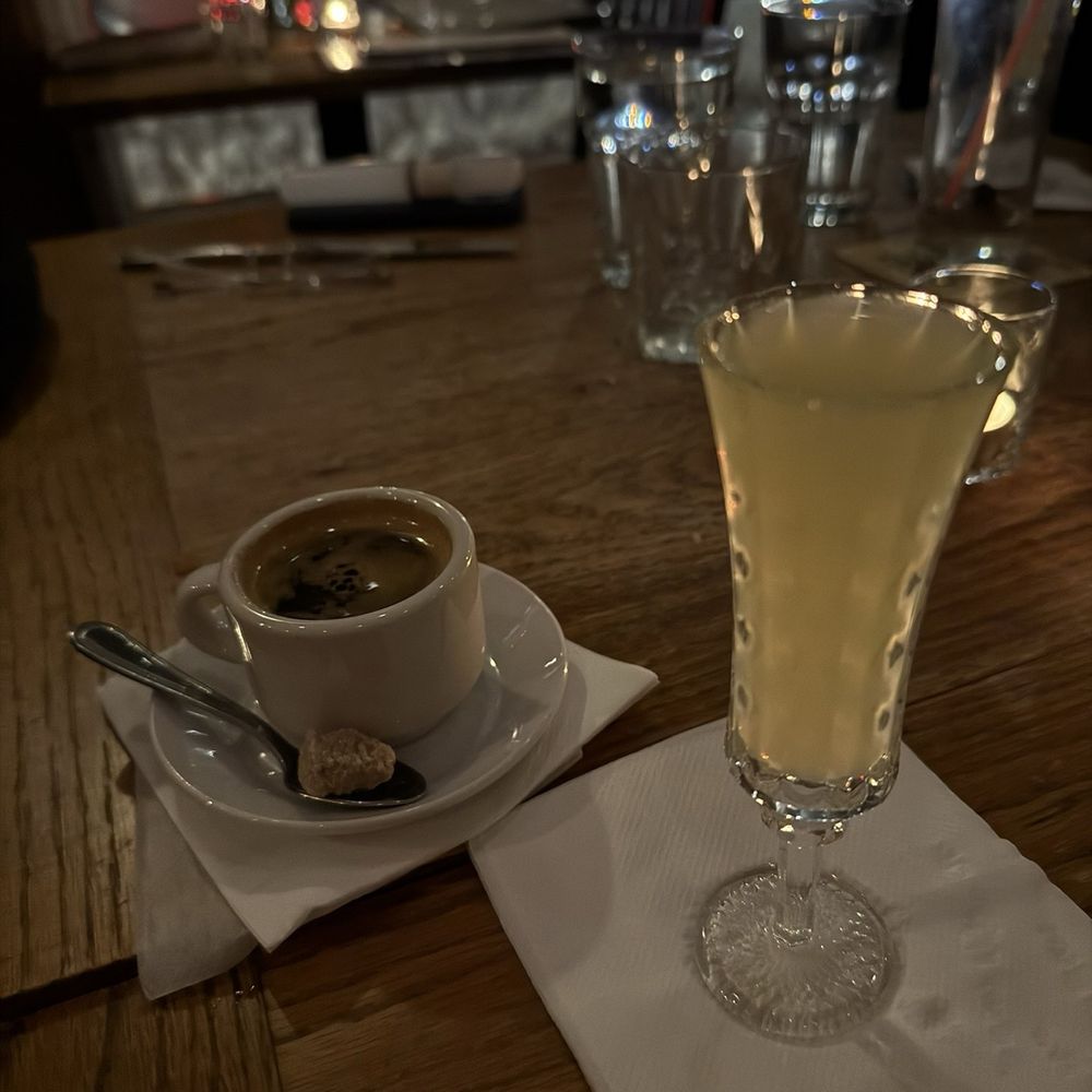 The Corner Room - Espresso and limoncello - Italian Near Me - Portland, Maine