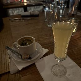 Espresso and limoncello Espresso and limoncello