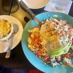 Bistro 44 - French onion soup and Wedge Salad