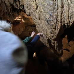 Tuckaleechee Caverns - (The only rock formation that they allow you to touch, I wanted to make sure I note that. Don't touch the rocks. Lol)