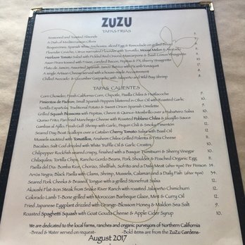 ZuZu - Tapas Bars Near Me - Napa, California ZuZu - Tapas Bars Near Me - Napa, California