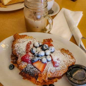 Cafe Demetrio - White Mocha Frappe & French Toast Croissant - Coffee & Tea Near Me - Coral Gables, Florida