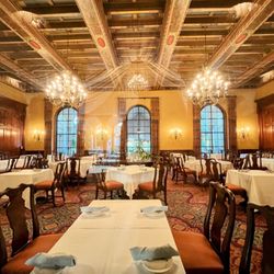Indoor dining area