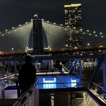 Pier 17 - Nighttime view of the Brooklyn bridge - Venues & Event Spaces Near Me - New York, New York