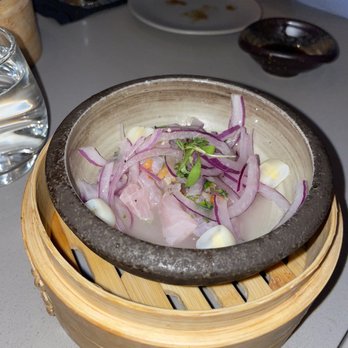 Paperfish Sushi - Ceviche sampler - Sushi Bars Near Me - Miami, Florida Paperfish Sushi - Ceviche sampler - Sushi Bars Near Me - Miami, Florida
