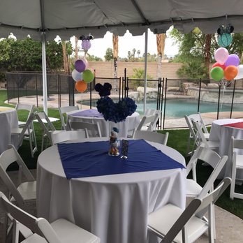 Signature Party Rentals - Here's the setup with the items we rented! - Party Equipment Rentals Near Me - Indio, California Signature Party Rentals - Here's the setup with the items we rented! - Party Equipment Rentals Near Me - Indio, California