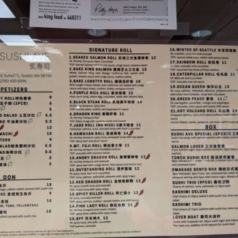 Sushi Ave - Sushi Bars Near Me - Seattle, Washington Sushi Ave - Sushi Bars Near Me - Seattle, Washington