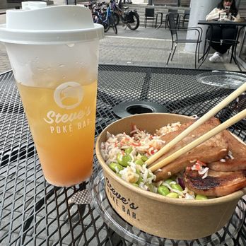 Steve’s Poke Bar - The spam plate! - Salad Near Me - Vancouver, British Columbia Steve’s Poke Bar - The spam plate! - Salad Near Me - Vancouver, British Columbia