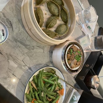 Supreme Dumplings - Veggie dumplings, taro chicken thigh and stir fried green beans. - Shanghainese Near Me - Kirkland, Washington Supreme Dumplings - Veggie dumplings, taro chicken thigh and stir fried green beans. - Shanghainese Near Me - Kirkland, Washington