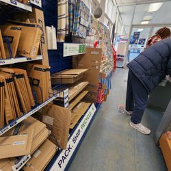 US Post Office - Lots of supplies and greeting cards for customers to mail.