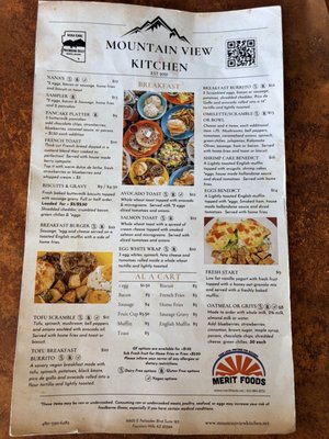 Menu photo 1 Mountain View Kitchen Fountain Hills, AZ Menu photo 1 Mountain View Kitchen Fountain Hills, AZ