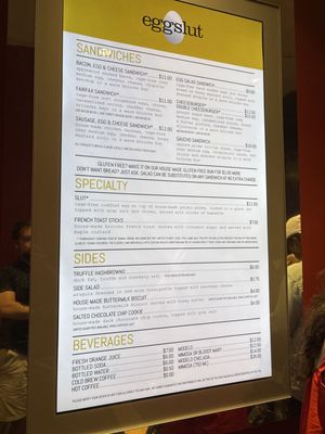 Menu photo 1 Eggslut Las Vegas, NV