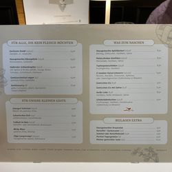 Restaurant Tafernwirtschaft Fischer - Speisekarte