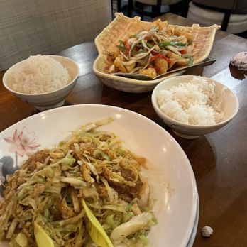 Trendy Dumpling - Cabbage noodles and Salt Pepper Shrimp - Noodles Near Me - Houston, Texas Trendy Dumpling - Cabbage noodles and Salt Pepper Shrimp - Noodles Near Me - Houston, Texas