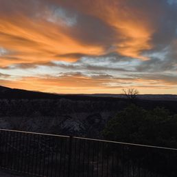 Sunrise from the rear deck