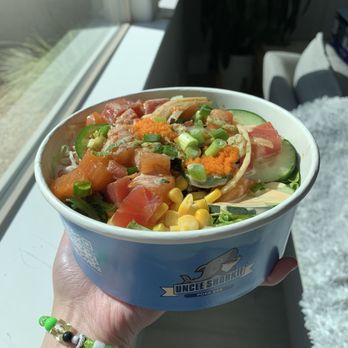 Uncle Sharkii Poke Bar - 1. Ahi Tuna and Salmon - Poke Near Me - Roseville, California Uncle Sharkii Poke Bar - 1. Ahi Tuna and Salmon - Poke Near Me - Roseville, California