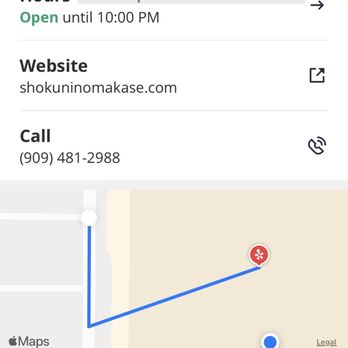Shokunin - Wrong hours - Japanese Near Me - Rancho Cucamonga, California