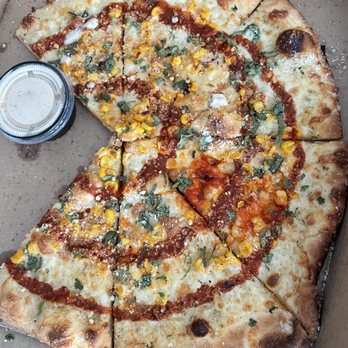 Zalat Pizza - 12" Elote With a slice of Reaper Roulette - Pizza Near Me - Houston, Texas Zalat Pizza - 12" Elote With a slice of Reaper Roulette - Pizza Near Me - Houston, Texas