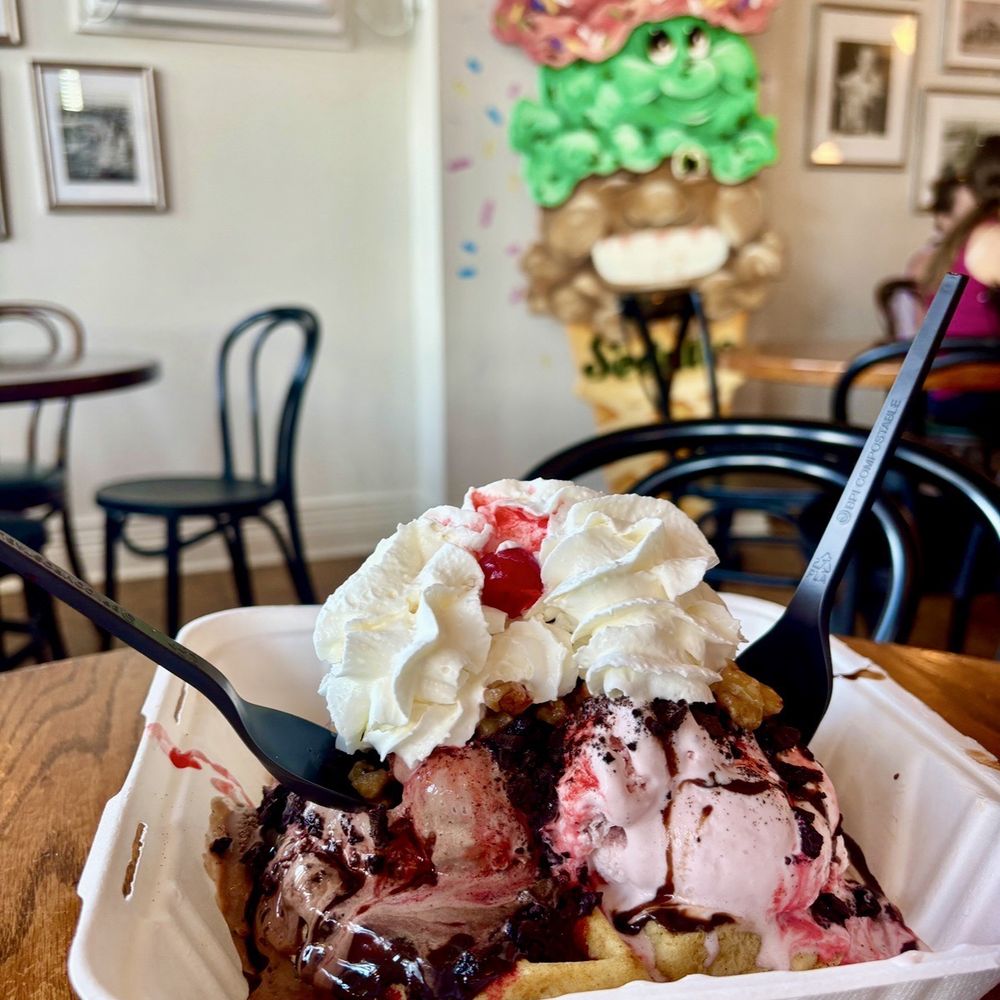 Sundae Times Ice Cream - Waffle sundae - 3 flavors & 3 toppings. Tasty waffle! - Ice Cream & Frozen Yogurt Near Me - Spring Lake, New Jersey Sundae Times Ice Cream - Waffle sundae - 3 flavors & 3 toppings. Tasty waffle! - Ice Cream & Frozen Yogurt Near Me - Spring Lake, New Jersey