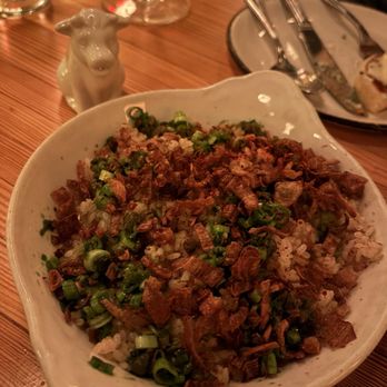 Nancy's Hustle - Beef sticky rice - New American Near Me - Houston, Texas Nancy's Hustle - Beef sticky rice - New American Near Me - Houston, Texas