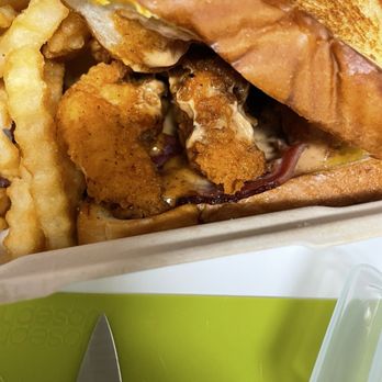 Layne's Chicken Fingers - Inside a Club Sandwich* - Fast Food Near Me - Lewisville, Texas