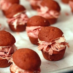 Five Loaves Catering - Mini Pumpkin Muffins with Smithfield Ham