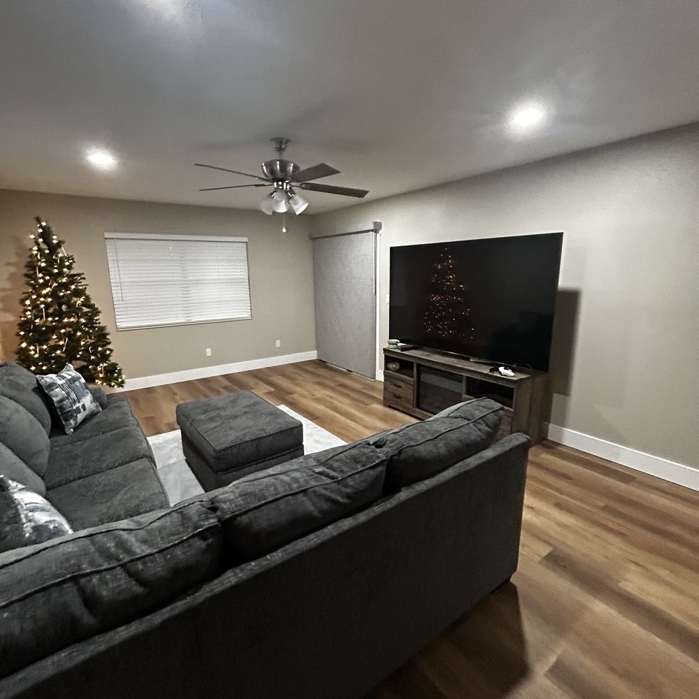 World Class Maintenance - Newly renovated living room - Roofing Near Me - Palm Harbor, Florida World Class Maintenance - Newly renovated living room - Roofing Near Me - Palm Harbor, Florida