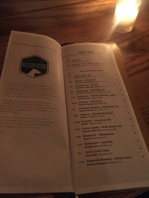 Menu photo 8 Hudson Hound New York, NY Menu photo 8 Hudson Hound New York, NY