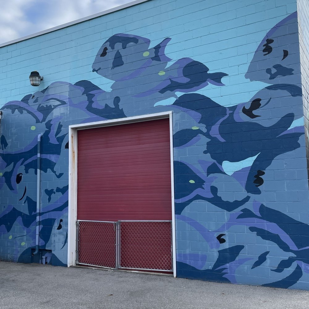 Scuba - Ikelite mural - Public Art Near Me - Indianapolis, Indiana Scuba - Ikelite mural - Public Art Near Me - Indianapolis, Indiana