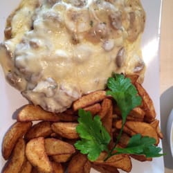Altes Zollhaus - Schnitzel mit Käse und Champignons