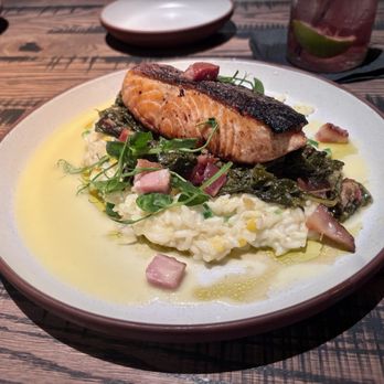 Four Brothers - Salmon Rissoto - Southern Near Me - San Antonio, Texas Four Brothers - Salmon Rissoto - Southern Near Me - San Antonio, Texas