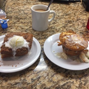 Carolyn's Cafe - Coffee cake. The gluten free is clearly from a muffin tin so it's easy to make sure I got the right one. Amazing! - Breakfast & Brunch Near Me - Redlands, California
