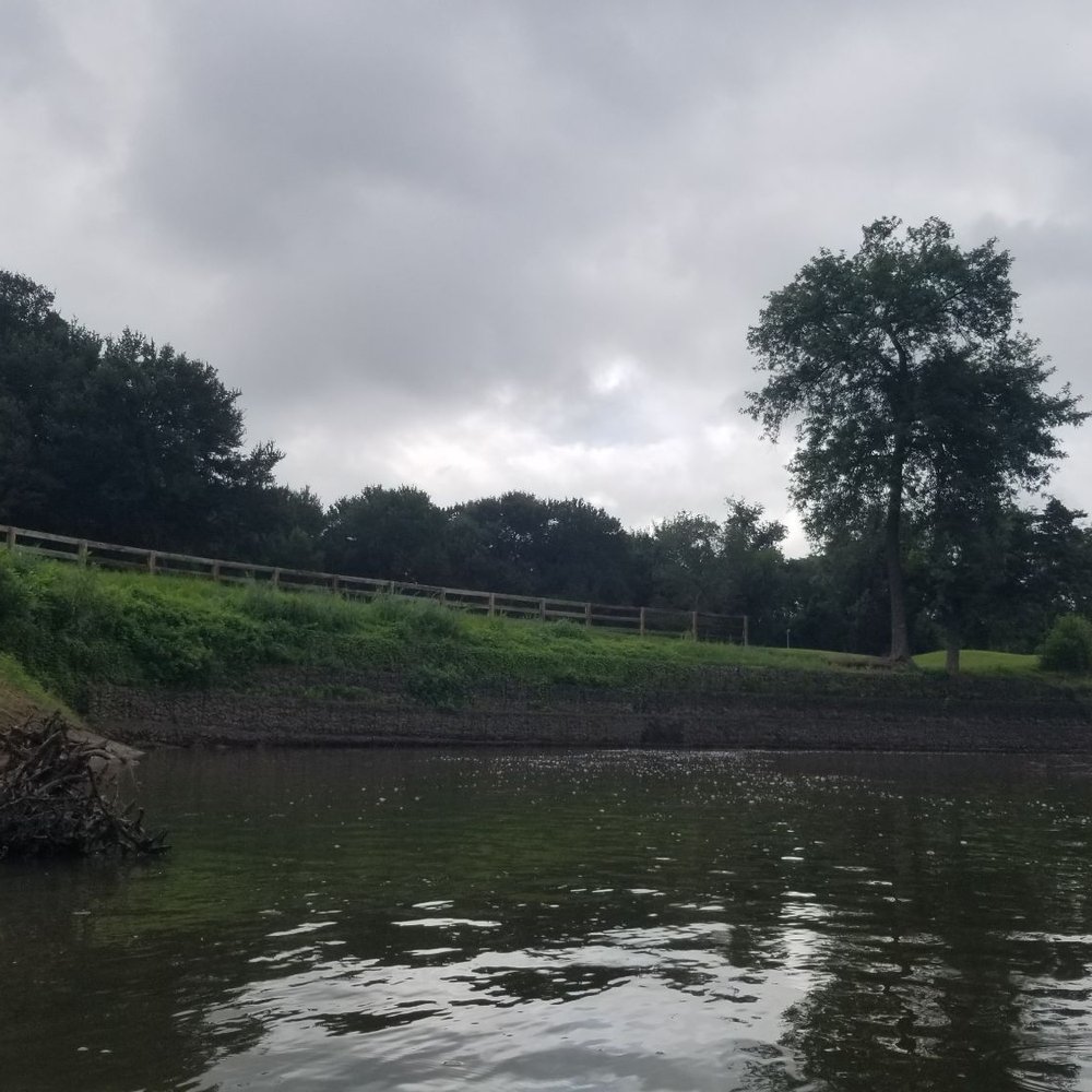 Trinity River Kayak - Man trying to control Ma Nature - Boating Near Me - Coppell, Texas