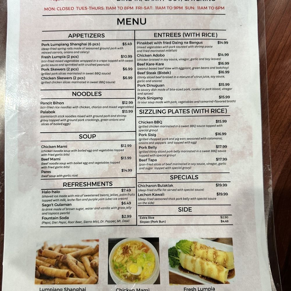 Pinay Kitchen - Filipino Near Me - Woodbridge, Virginia Pinay Kitchen - Filipino Near Me - Woodbridge, Virginia