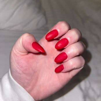Paris Nails & Spa - What shape is this??? It's not almond. - Nail Salons Near Me - Menifee, California