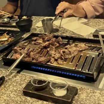 Moo Woo Korean BBQ - Moo combo and JapChae appetizer. Soybean soup.Delicious - Korean Near Me - Las Vegas, Nevada Moo Woo Korean BBQ - Moo combo and JapChae appetizer. Soybean soup.Delicious - Korean Near Me - Las Vegas, Nevada